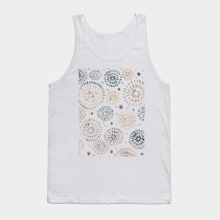 Abstract watercolor sparkles – yellow and orange Tank Top